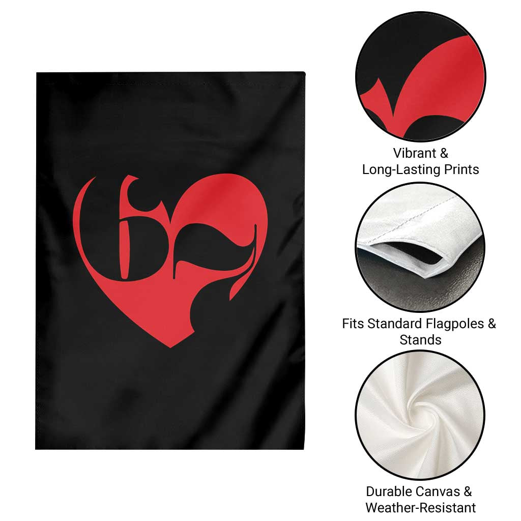 Funny Six Seven 67 Meme Valentines Day Red Heart Garden Flag TS11 Print Your Wear