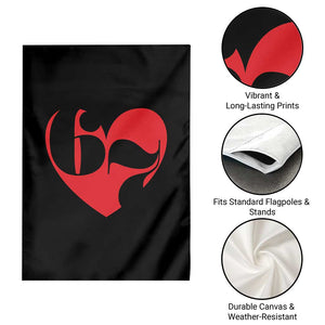 Funny Six Seven 67 Meme Valentines Day Red Heart Garden Flag TS11 Print Your Wear