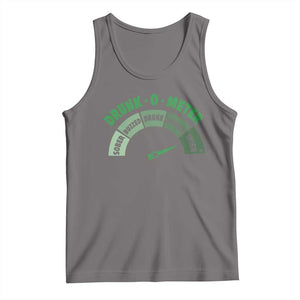 Funny Irish St. Patrick's Day Tank Top Drunk-O-Meter Drinking Party Shamrock TS11 Deep Heather Print Your Wear