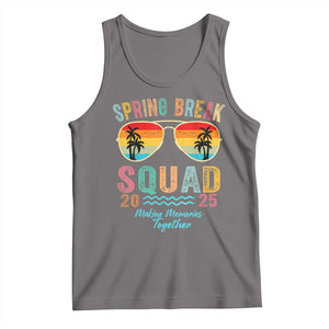 Funny Spring Break Squad 2025 Tank Top Sunglasses Family Matching TS11 Deep Heather Print Your Wear