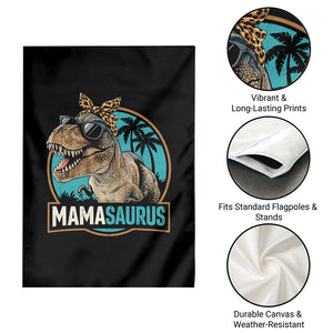 Mamasaurus Funny Dinosaur Mama Garden Flag Mothers Day Family Matching TS11 Print Your Wear