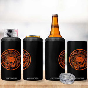 May The Bridges I Burn Light My Way 4 in 1 Can Cooler Tumbler Gothic Skull TS11 Print Your Wear