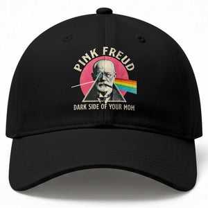 Pink Freud Dark Side Of Your Mom Baseball Cap Psychoanalysis Joke TS11 Print Your Wear