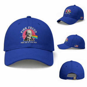 Pink Freud Dark Side Of Your Mom Baseball Cap Psychoanalysis Joke TS11 Baseball Cap Universal Fit Royal Blue Print Your Wear
