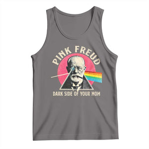 Pink Freud Dark Side Of Your Mom Tank Top Psychoanalysis Joke TS11 Deep Heather Print Your Wear