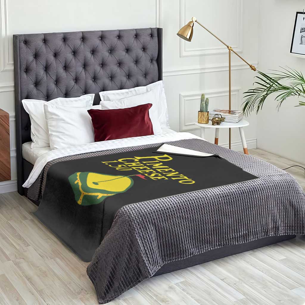 Pimento Cheese Throw Blanket Golf Foodie Golfer Tournament TS11 Print Your Wear