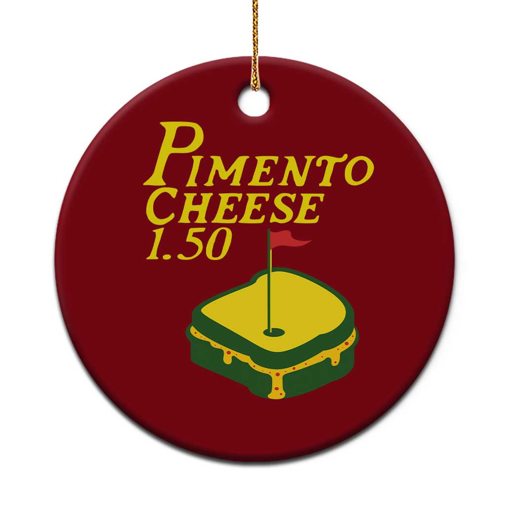 Pimento Cheese Ceramic Ornament Golf Foodie Golfer Tournament TS11 1pc Red Print Your Wear