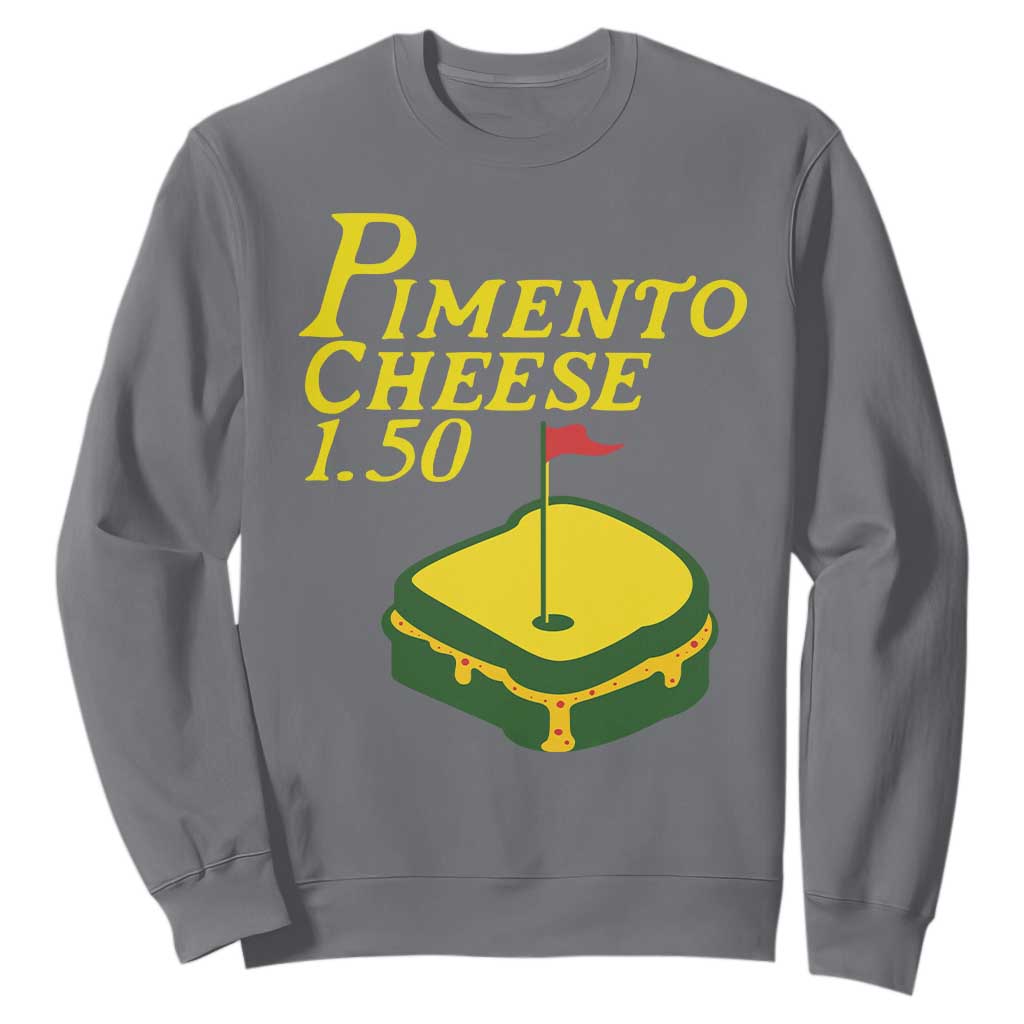 Pimento Cheese Sweatshirt Golf Foodie Golfer Tournament TS11 Charcoal Print Your Wear