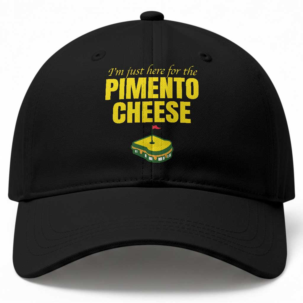 I'm Just Here For The Pimento Cheese Baseball Cap Funny Golf Foodie TS11 Print Your Wear
