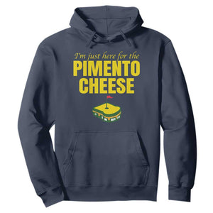 I'm Just Here For The Pimento Cheese Hoodie Funny Golf Foodie TS11 Navy Print Your Wear