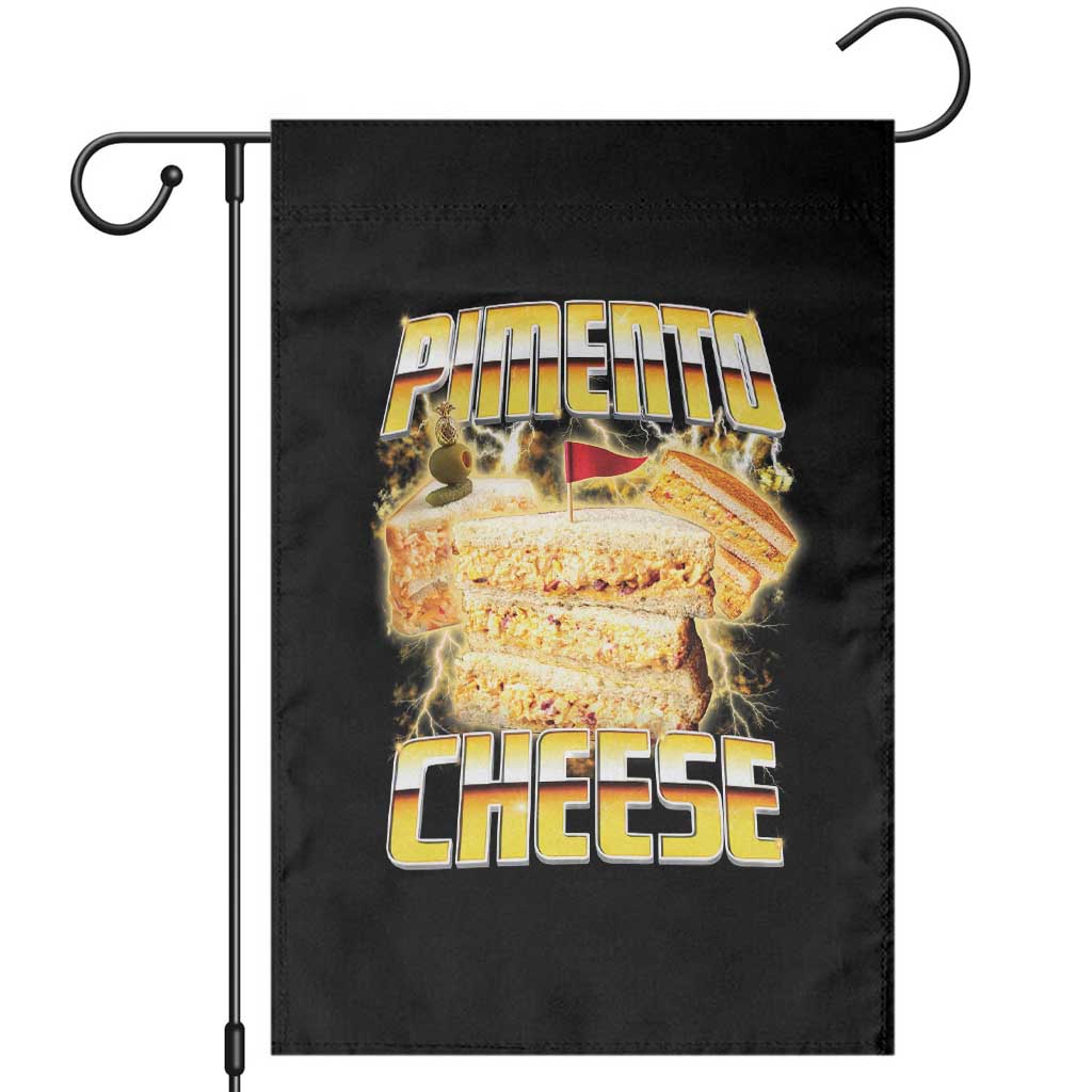 Pimento Cheese Garden Flag Funny Cheesemonger Cheese Lovers Bootleg Art TS11 Black Print Your Wear