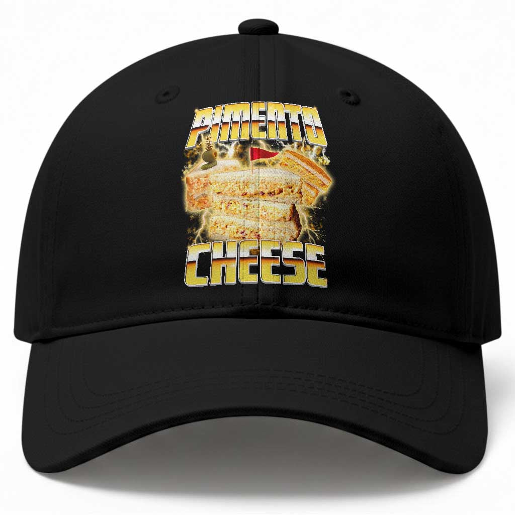 Pimento Cheese Baseball Cap Funny Cheesemonger Cheese Lovers Bootleg Art TS11 Print Your Wear