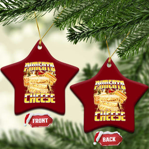 Pimento Cheese Ceramic Ornament Funny Cheesemonger Cheese Lovers Bootleg Art TS11 Print Your Wear