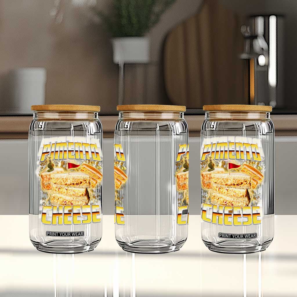 Pimento Cheese Glass Can Funny Cheesemonger Cheese Lovers Bootleg Art TS11 Print Your Wear
