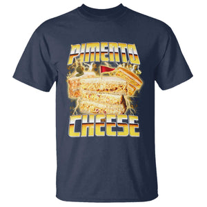 Pimento Cheese T Shirt Funny Cheesemonger Cheese Lovers Bootleg Art TS11 Navy Print Your Wear
