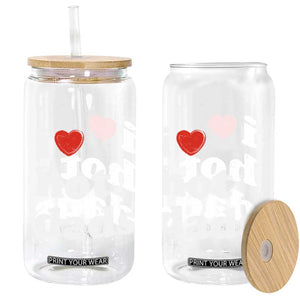 I Love Hot Dads Glass Can Funny Fathers Day TS11 Print Your Wear