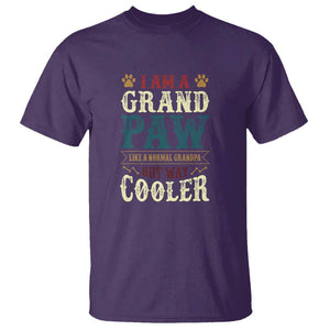 I Am A Grandpaw Like A Normal Grandpa But Way Cooler T Shirt Father's Day Pet Owner TS11 Purple Print Your Wear