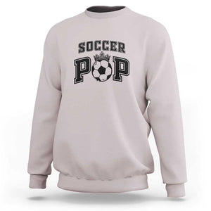 Soccer Pop Sweatshirt Football Family Matching Team Player Father's Day TS11 Ice Gray Print Your Wear