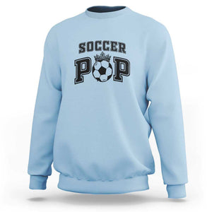 Soccer Pop Sweatshirt Football Family Matching Team Player Father's Day TS11 Light Blue Print Your Wear