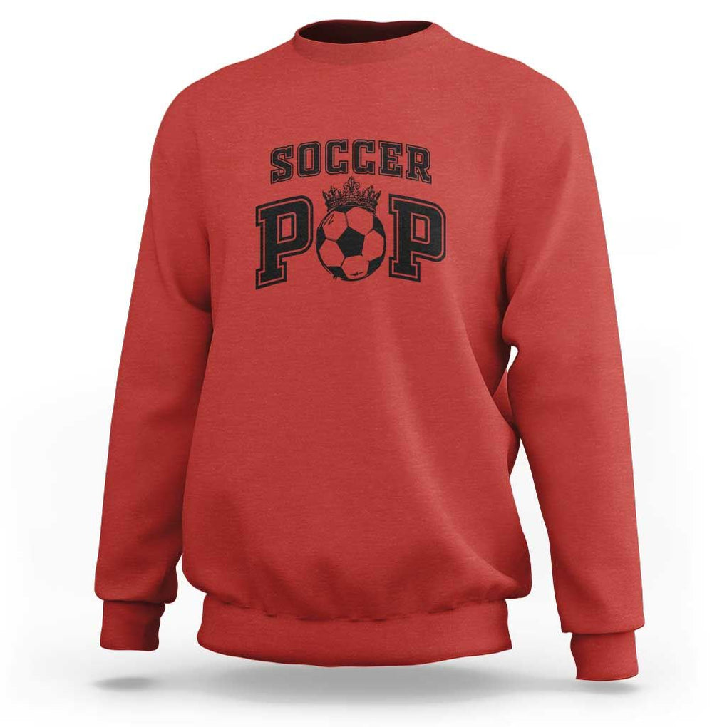 Soccer Pop Sweatshirt Football Family Matching Team Player Father's Day TS11 Red Print Your Wear