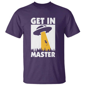 Funny Alien Cat T Shirt Get In Master Aliens Extraterrestrial TS11 Purple Print Your Wear