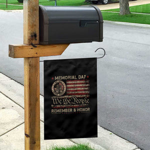 Memorial Day Garden Flag Remember And Honor Red Poppy Flower Military Veteran TS11 Print Your Wear