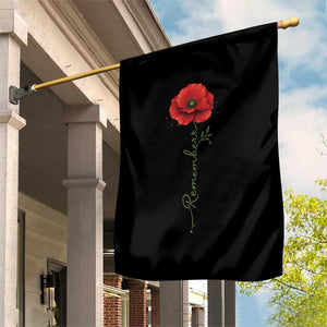 Remember Memorial Day Red Poppy Veteran Military Army Garden Flag TS11 Print Your Wear