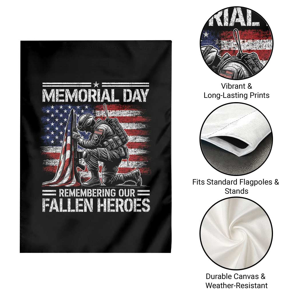 Memorial Day Garden Flag Remembering Our Fallen Heroes Veteran Day American Flag TS11 Print Your Wear