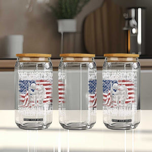 Memorial Day Glass Can Remembering Our Fallen Heroes Veteran Day American Flag TS11 Print Your Wear