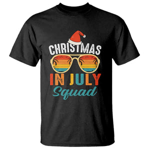 Funny Christmas In July Squad T Shirt Summer Xmas Beach Sunglasses TS11 Black Print Your Wear