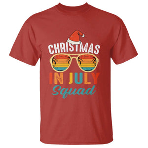 Funny Christmas In July Squad T Shirt Summer Xmas Beach Sunglasses TS11 Red Print Your Wear