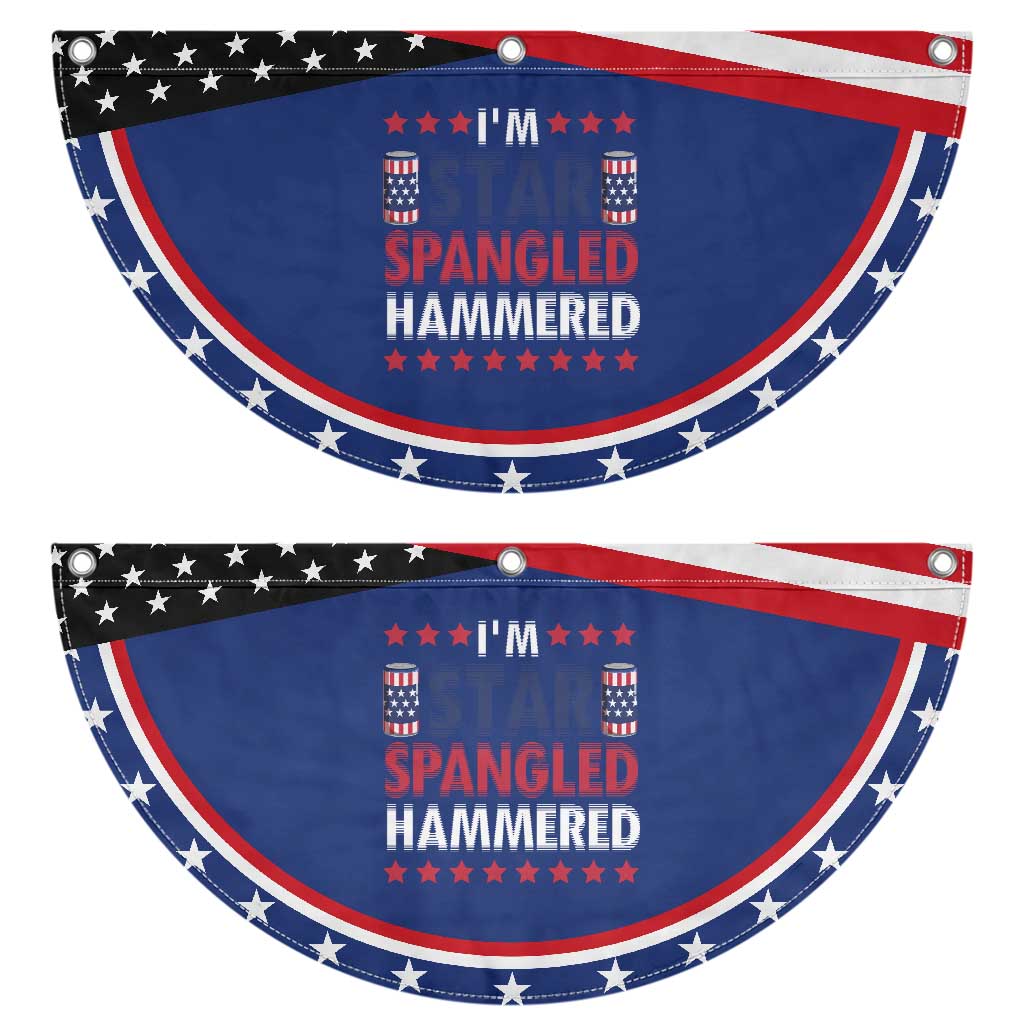 Funny 4th Of July Beer Drinking Lover Patriotic Fan Flag I'm Star Spangled Hammered TS11 2pcs pack Classic Navy Print Your Wear