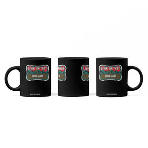 Living On That Blue Collar Dollar Coffee Mug Leopard Print TS11 Print Your Wear
