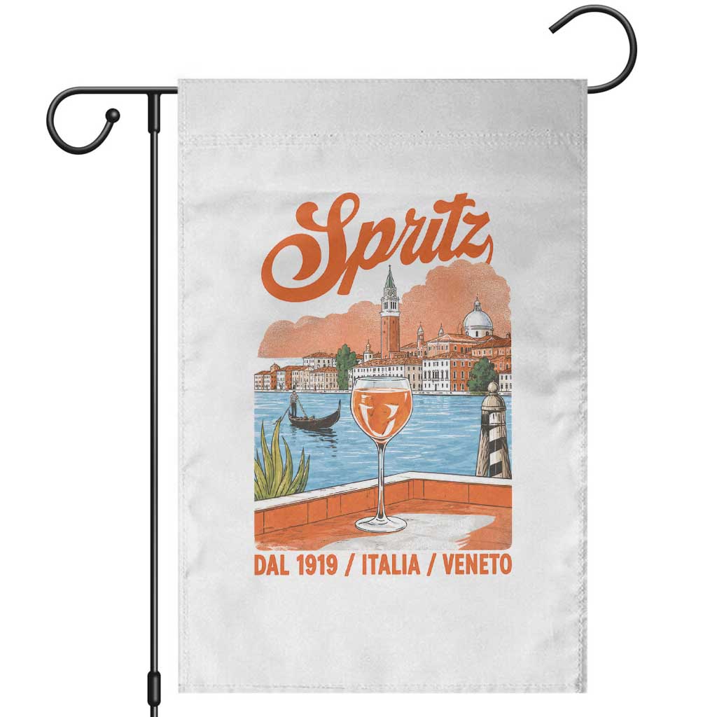 Spritz Veneto Garden Flag Italia Vintage Orange Wine Cocktail Dal 1919 TS11 White Print Your Wear