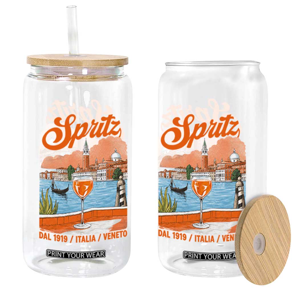 Spritz Veneto Glass Can Italia Vintage Orange Wine Cocktail Dal 1919 TS11 Print Your Wear