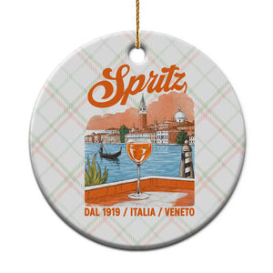 Spritz Veneto Ceramic Ornament Italia Vintage Orange Wine Cocktail Dal 1919 TS11 1pc Christmas Plaid Print Your Wear