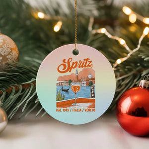 Spritz Veneto Ceramic Ornament Italia Vintage Orange Wine Cocktail Dal 1919 TS11 1pc Pastel Print Your Wear