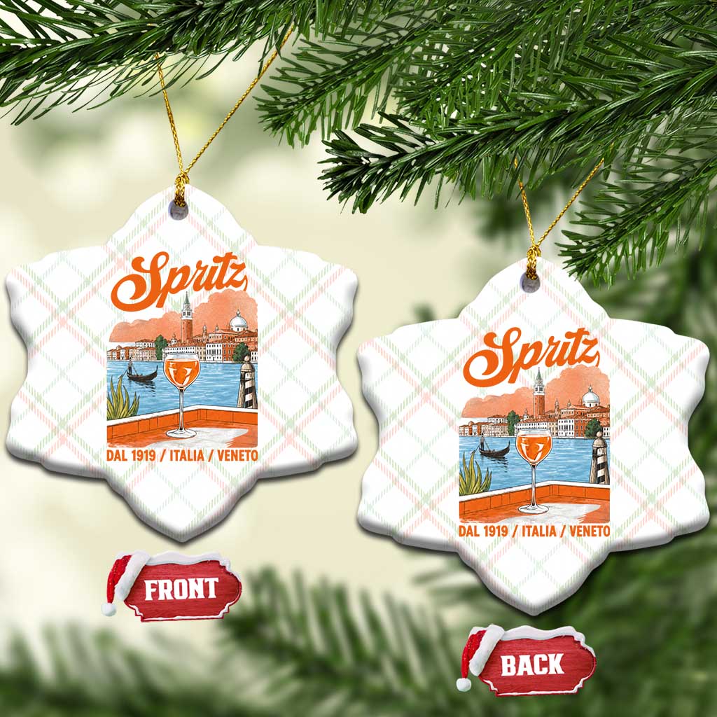 Spritz Veneto Ceramic Ornament Italia Vintage Orange Wine Cocktail Dal 1919 TS11 Print Your Wear