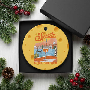Spritz Veneto Ceramic Ornament Italia Vintage Orange Wine Cocktail Dal 1919 TS11 1pc Yellow Cheese Print Your Wear