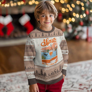 Spritz Veneto Ugly Christmas Sweater Italia Vintage Orange Wine Cocktail Dal 1919 TS11 Mocha Mousse Print Your Wear