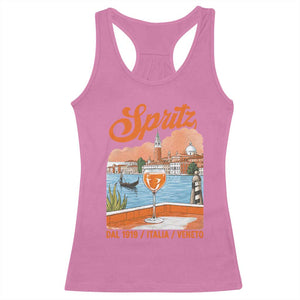 Spritz Veneto Racerback Tank Top Italia Vintage Orange Wine Cocktail Dal 1919 TS11 Azalea Print Your Wear