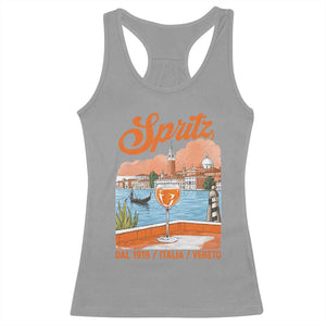 Spritz Veneto Racerback Tank Top Italia Vintage Orange Wine Cocktail Dal 1919 TS11 Sport Gray Print Your Wear