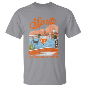 Spritz Veneto T Shirt Italia Vintage Orange Wine Cocktail Dal 1919 TS11 Sport Gray Print Your Wear