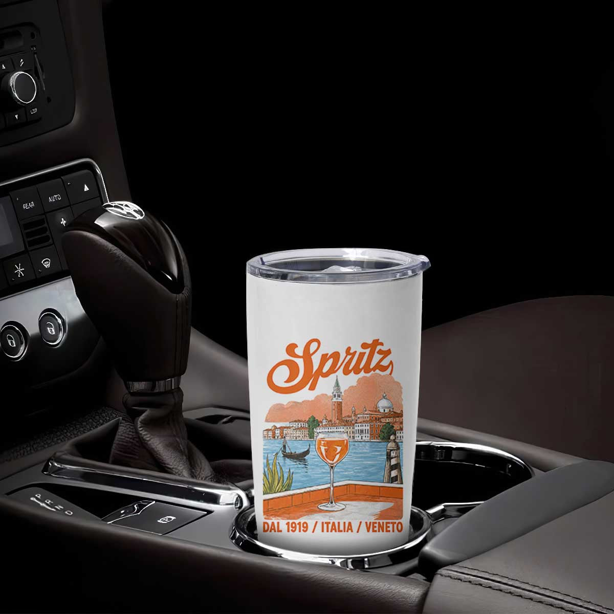Spritz Veneto Tumbler Cup Italia Vintage Orange Wine Cocktail Dal 1919 TS11 Print Your Wear