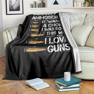 I'm Ammosexual It Wasn't A Choice 2nd Amendment Gun Lovers Throw Blanket TS11 Print Your Wear