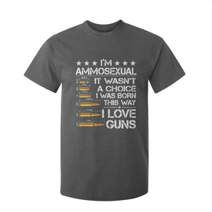 I'm Ammosexual It Wasn't A Choice 2nd Amendment Gun Lovers T Shirt For Kid TS11 Dark Heather Print Your Wear
