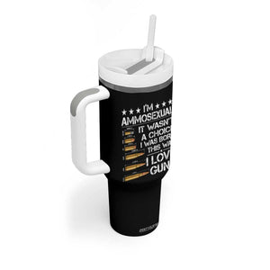 I'm Ammosexual It Wasn't A Choice 2nd Amendment Gun Lovers Tumbler With Handle TS11 Print Your Wear