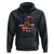 Harris Walz Supporter Hoodie Peace Love Equality Hope Diversity Sunflower USA Flag TS11 Black Print Your Wear