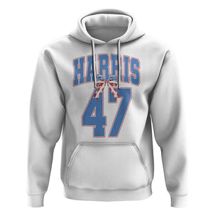 Harris 47 Hoodie 47th President USA America Bow Coquette Aesthetic TS11 White Print Your Wear