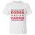 White Dudes For Harris T Shirt American Flag Star 2024 TS11 White Print Your Wear